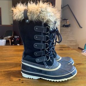 Sorel Joan of Arctic snow boots black 8 EUC